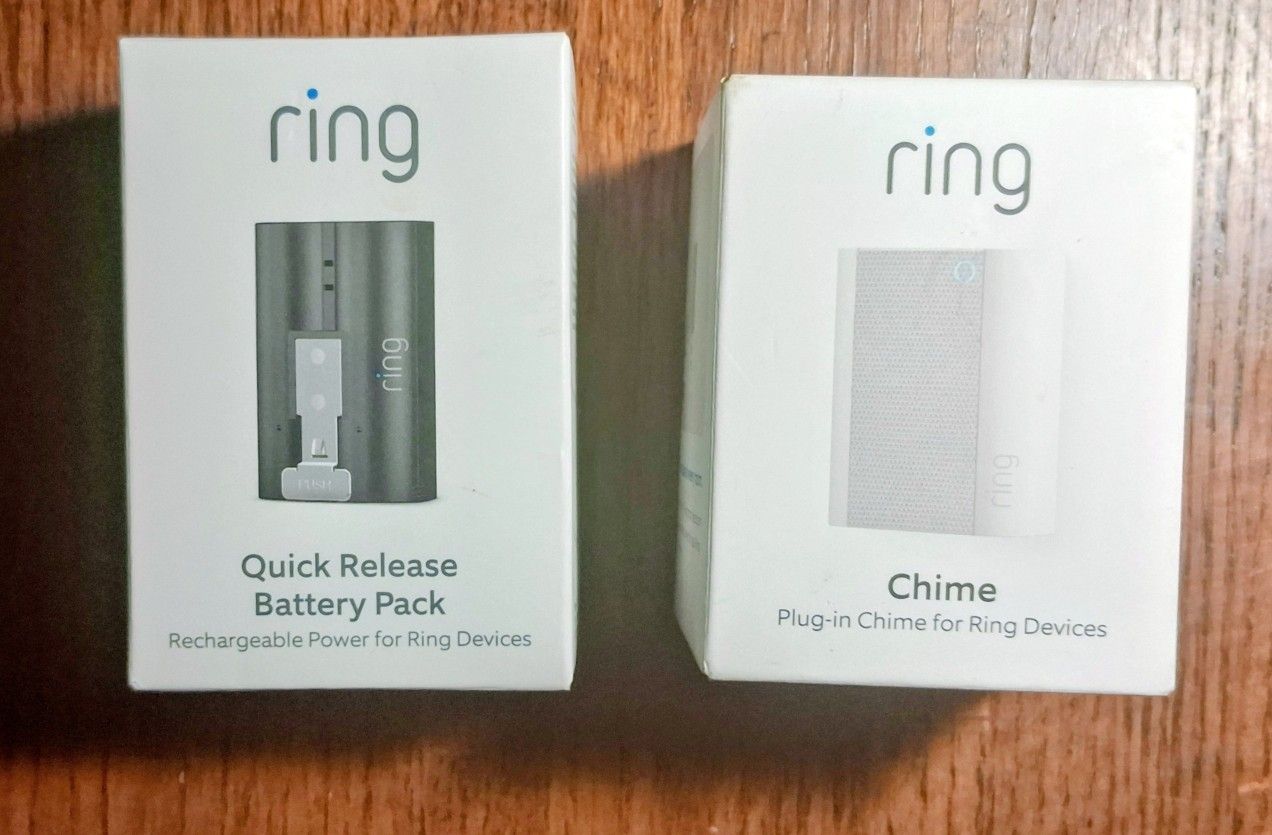 Ring Chime Plug-in Device & Ring Quick Release Battery Pack