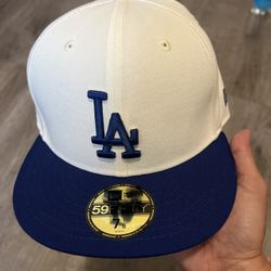 Brand New Authentic New Era LA Dodgers Fitted Hat 7 1/8