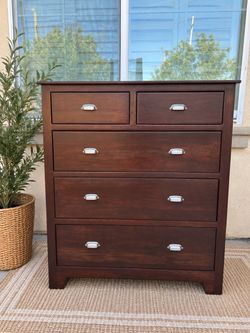 Refinished Borkholder Amish Crafted Solid Wood Dresser