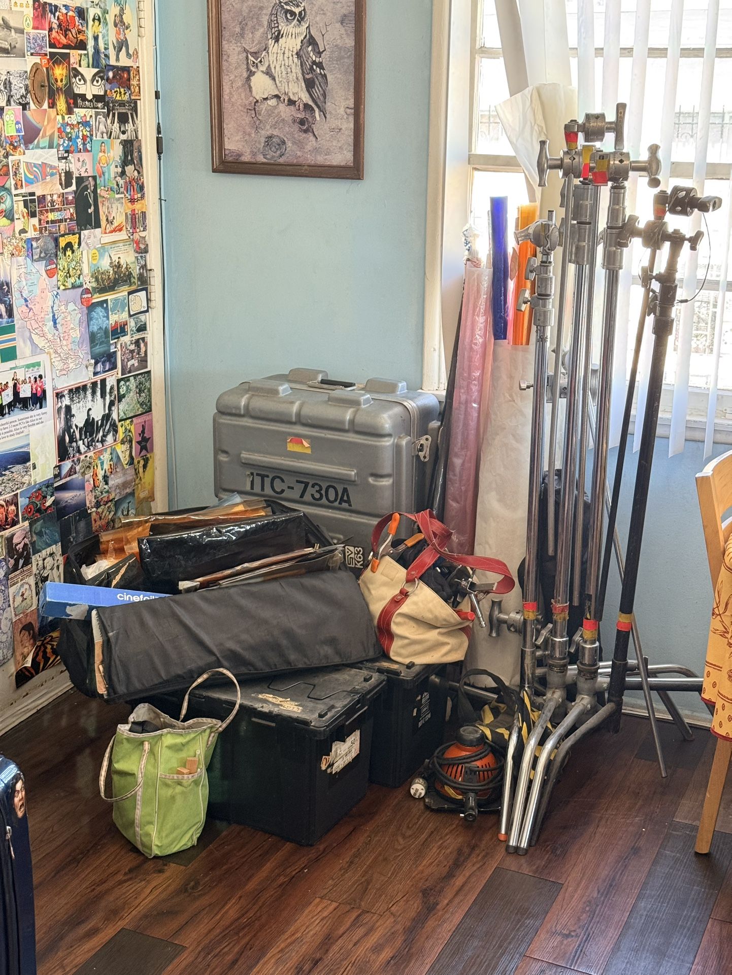 Lighting, grip, and gaffing kit - a complete package