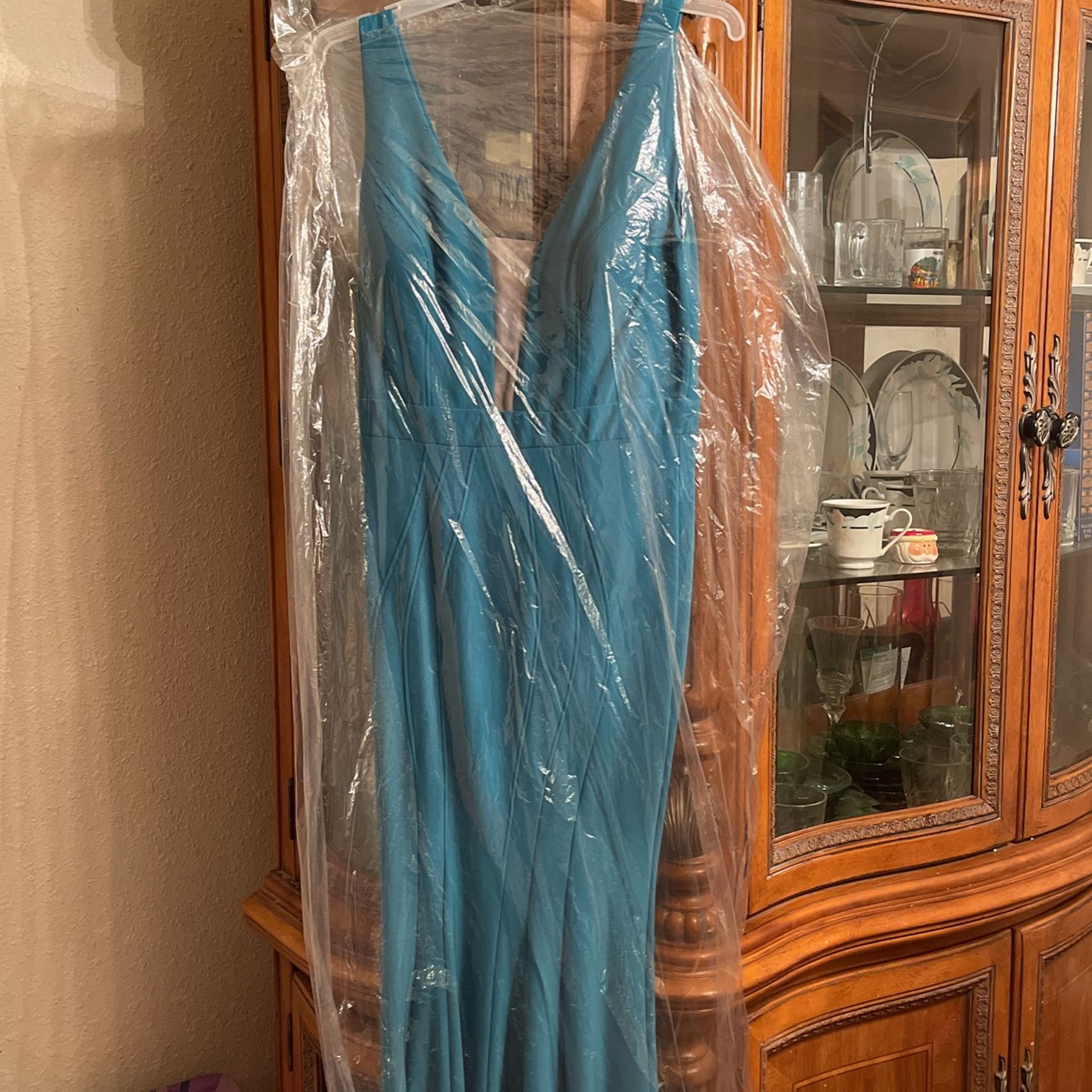 Torquise Color Dress