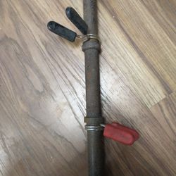 Weight lifting Barbell with Clamps 