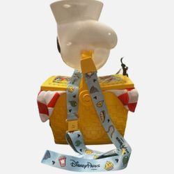 Disney Popcorn Bucket Runaway Railway Picnic Basket Glove Handle Mickey Minnie