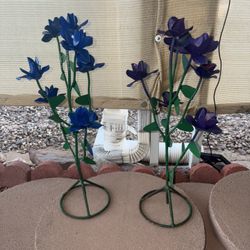 Metal flowers your choice