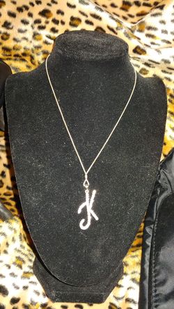Italy 925 Sterling Necklace and Pendant.
