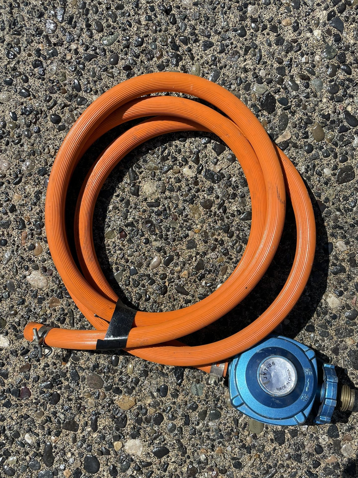 HOSE & REGULATOR LOW PRESSURE BURNER SET FOR GAS GRILL & PROPANE GRILLS