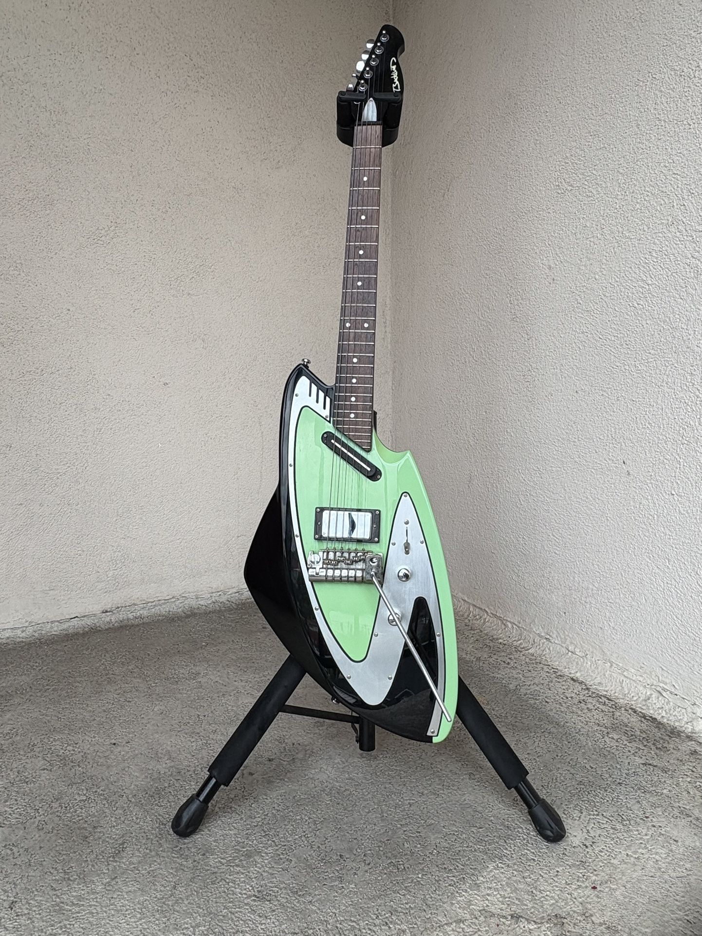 Backlund Eastwood Model 100 Chrome & Mint Green Electric Guitar