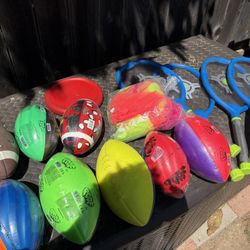 Footballs And Racks