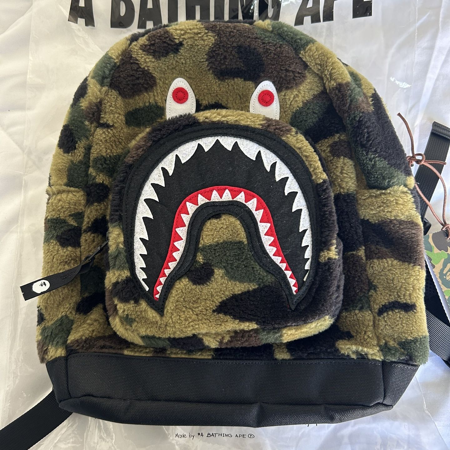 Red Checker Bape Backpack for Sale in Los Rnchs Abq, NM - OfferUp
