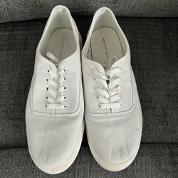 American Eagle Outfitters Men’s White Canvas Shoes Size 11 Casual Sneaker
