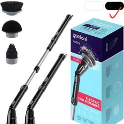 Electric Spin Scrubber, 360 Cordless Powerful Scrub Brush for Cleaning Bathroom, Tile, Floor, Tub. NEW