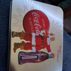 Coke Coca-Cola Holiday Christmas Santa Playing Cards Limited Edition