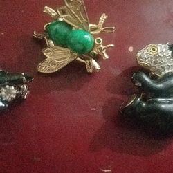 Gold Plated , Silver  Fashion Pins