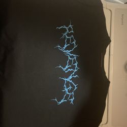 Revenge Blue Lightning logo Shirt