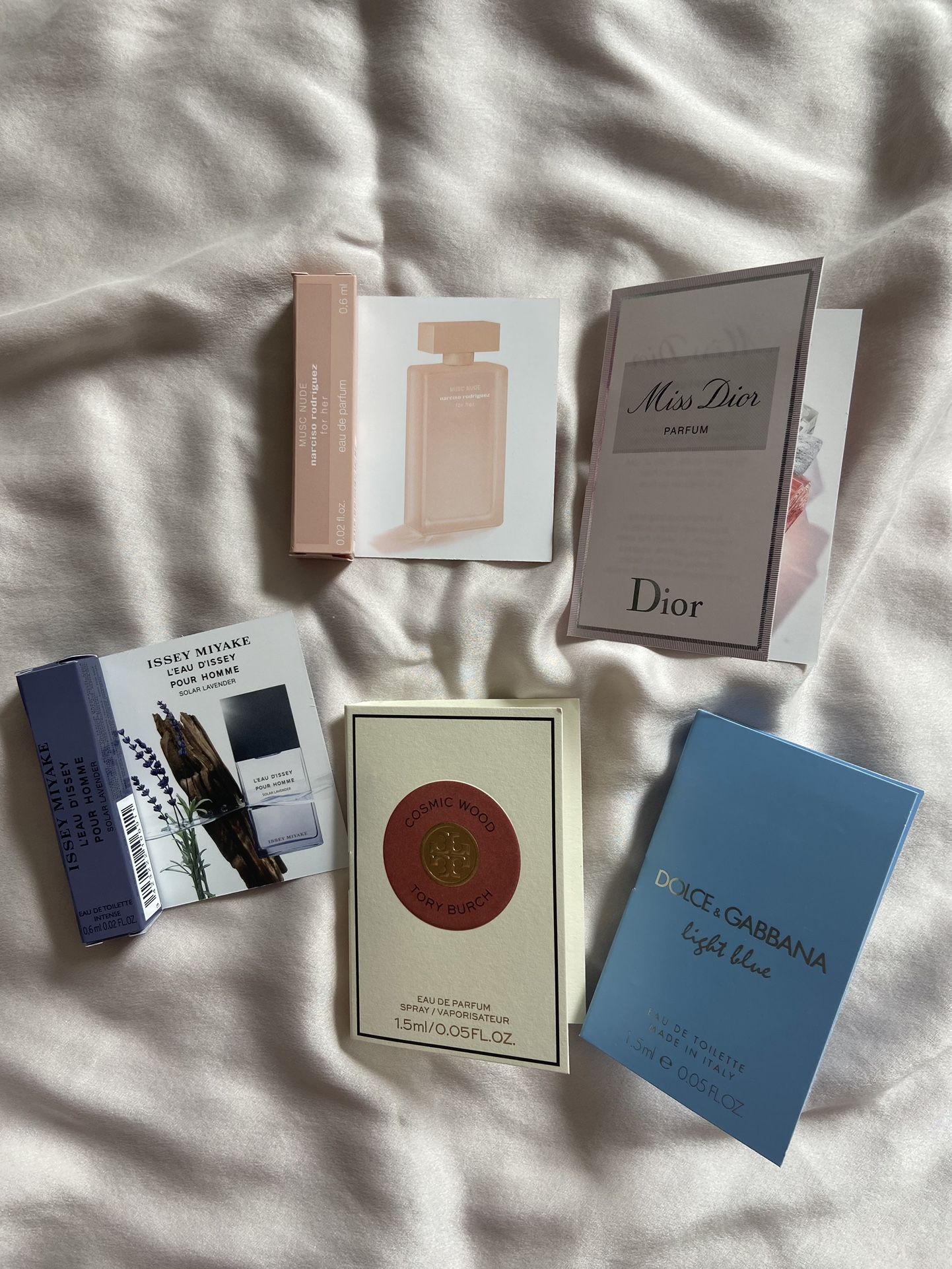 Feminine Fragrance Sample 5pc Bundle