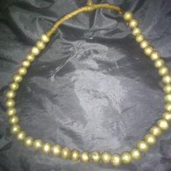 Gold Necklace Nuggets 
