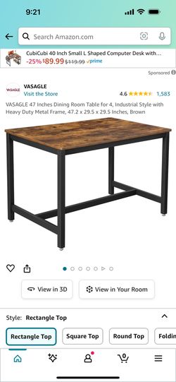 Bar Table. Dining Table