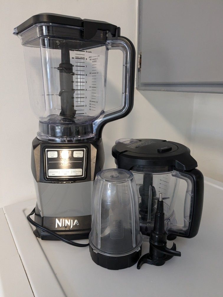 Ninja Blender Set AMZ493BRN Compact Kitchen System, 1200W