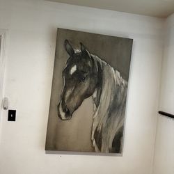 Country Mercana Horse Portrait II Large Canvas Art Wall Art Decor 