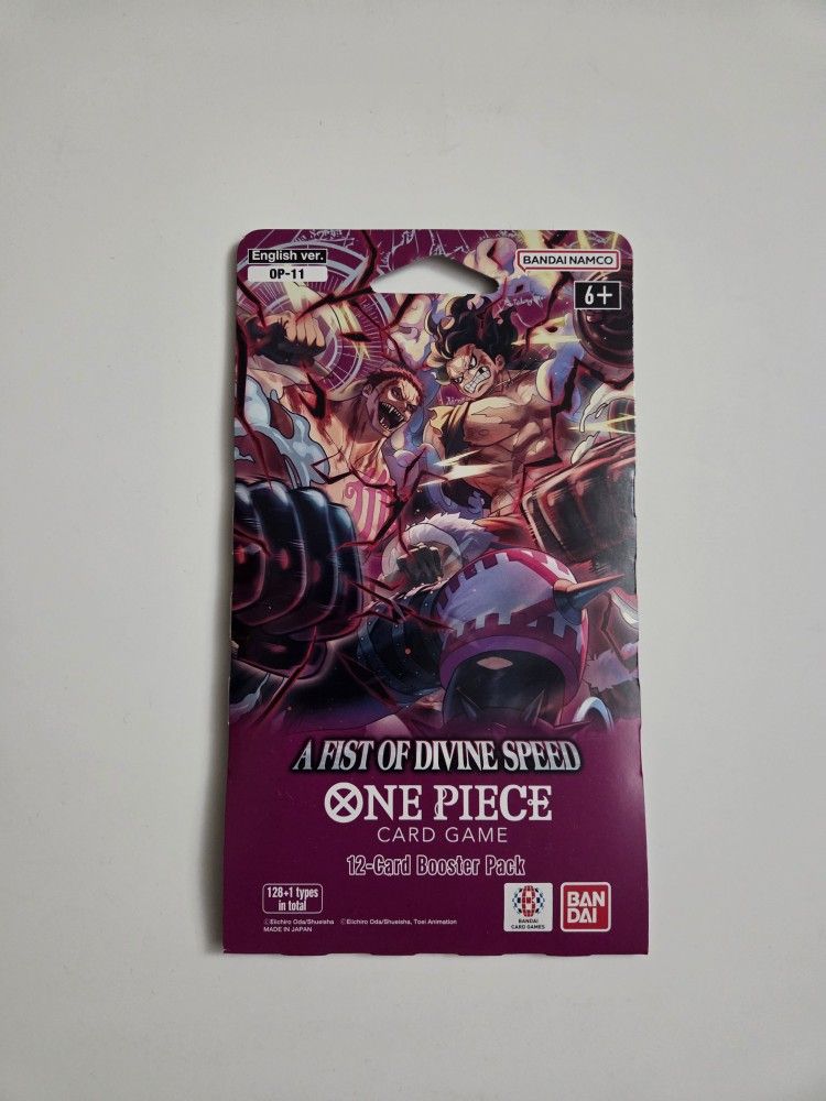 One Piece Card Game A Fist Of Divine Speed Booster Pack OP-11