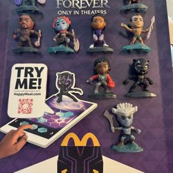 black panther Mc Donald toys  