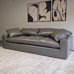 RH Cloud Leather Sofa - $16K+ Retail - Free Delivery