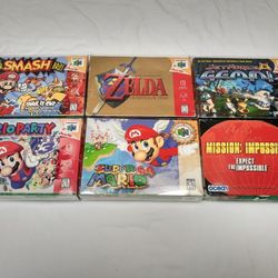 Nintendo 64 Games With Boxes And Manuals