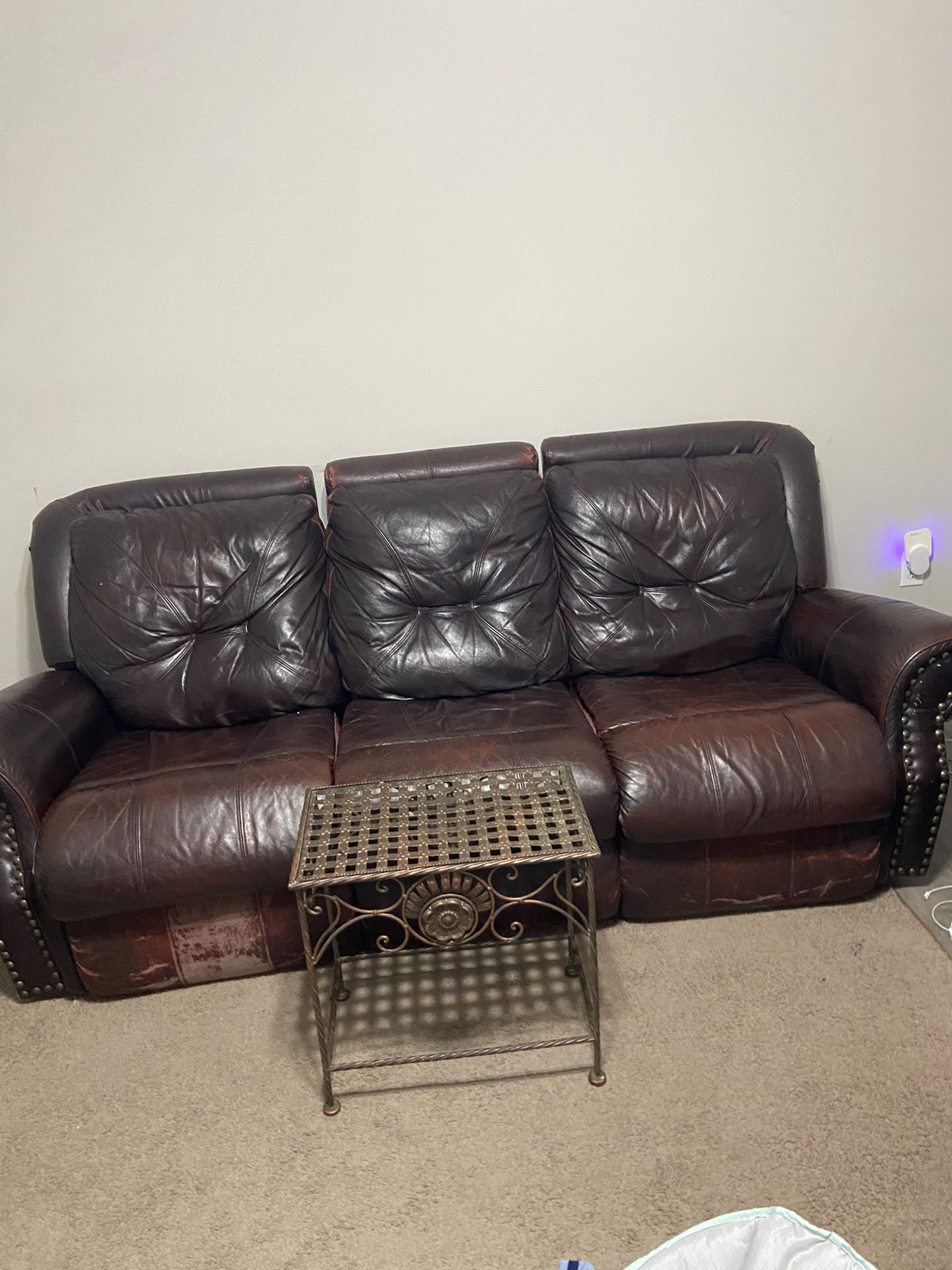 Free Leather Couches 2 Piece.