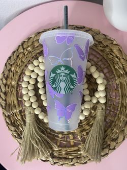 Purple Butterfly Cup