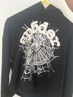 sp5der hoodie black ( Large )