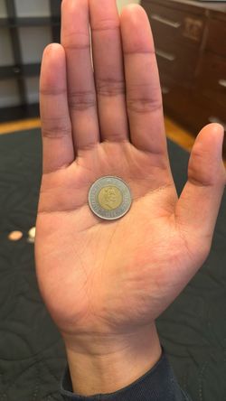 1996 Elizabeth II D.G Regina Canadian $2 coin