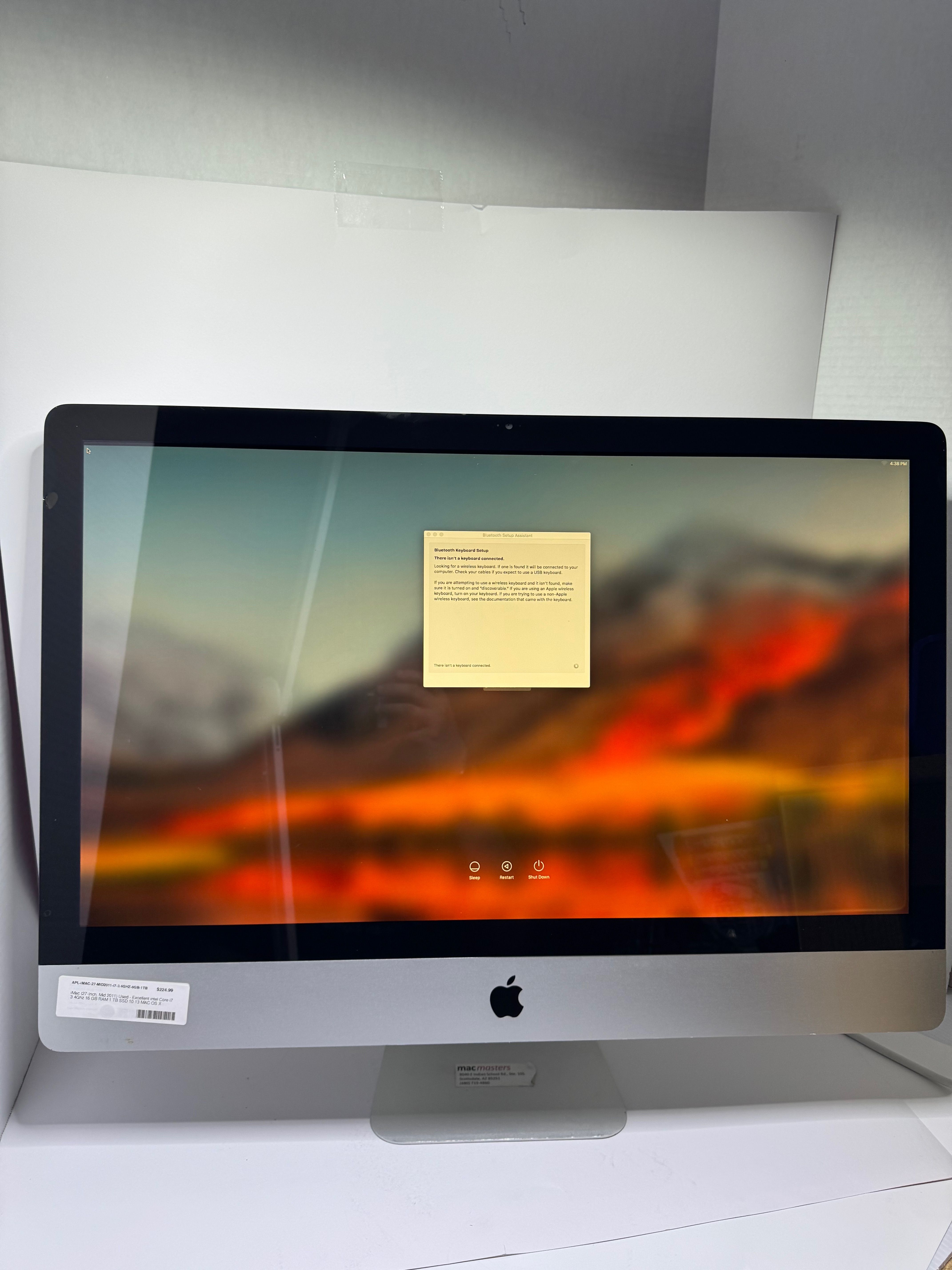 iMac 27" intel Core i7 3.4Ghz 16GB RAM 1TB SSD Refurbished Like New 10.13 MAC OS X