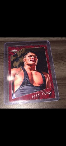 PRO WRESTLER JEFF COBB
