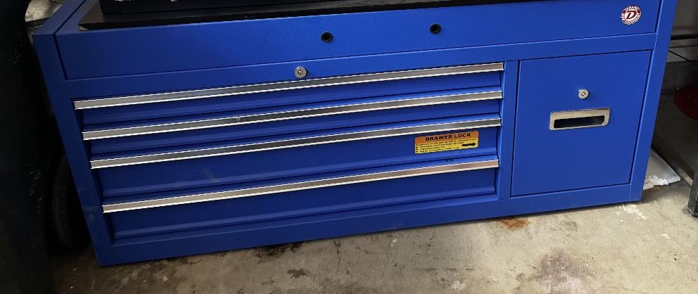 blue tool box