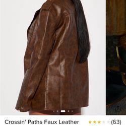 Fashion Nova Leather Jacket 