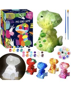 Paint Your Own Dinosaur Lamp