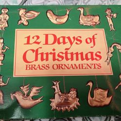 Vintage JSNY The 12 Days Of Christmas Themed Ornament