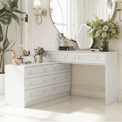 FUFU&GAGA Retractable Dresser 