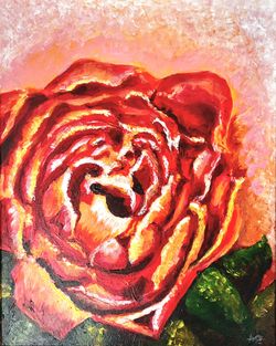 Original Rose Painting