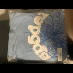 “Light blue” sp5der hoodie 