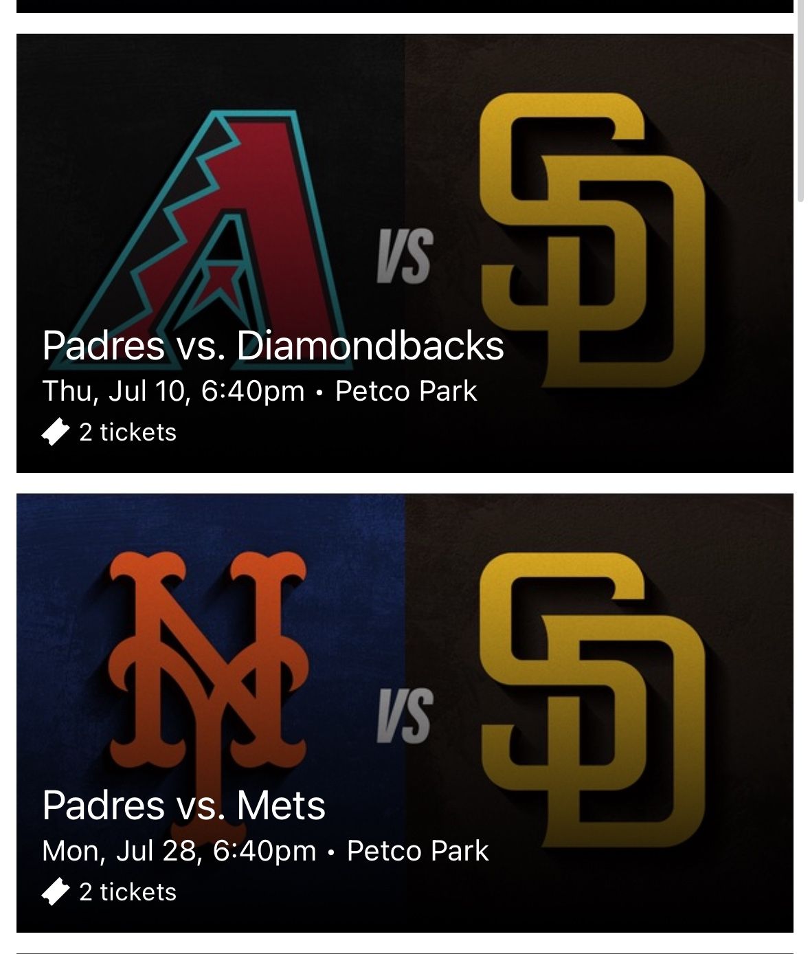 Padres Games In July