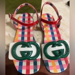 Gucci Kids Sandal GG Euro 31( Us 12) 