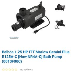 Jacuzzi Bath pump