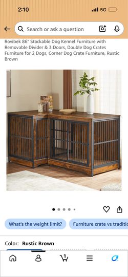 Furniture crate for giant dog