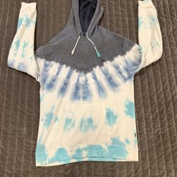 Veece Mens Emerald Forest Tie Dye XL Hoodie 