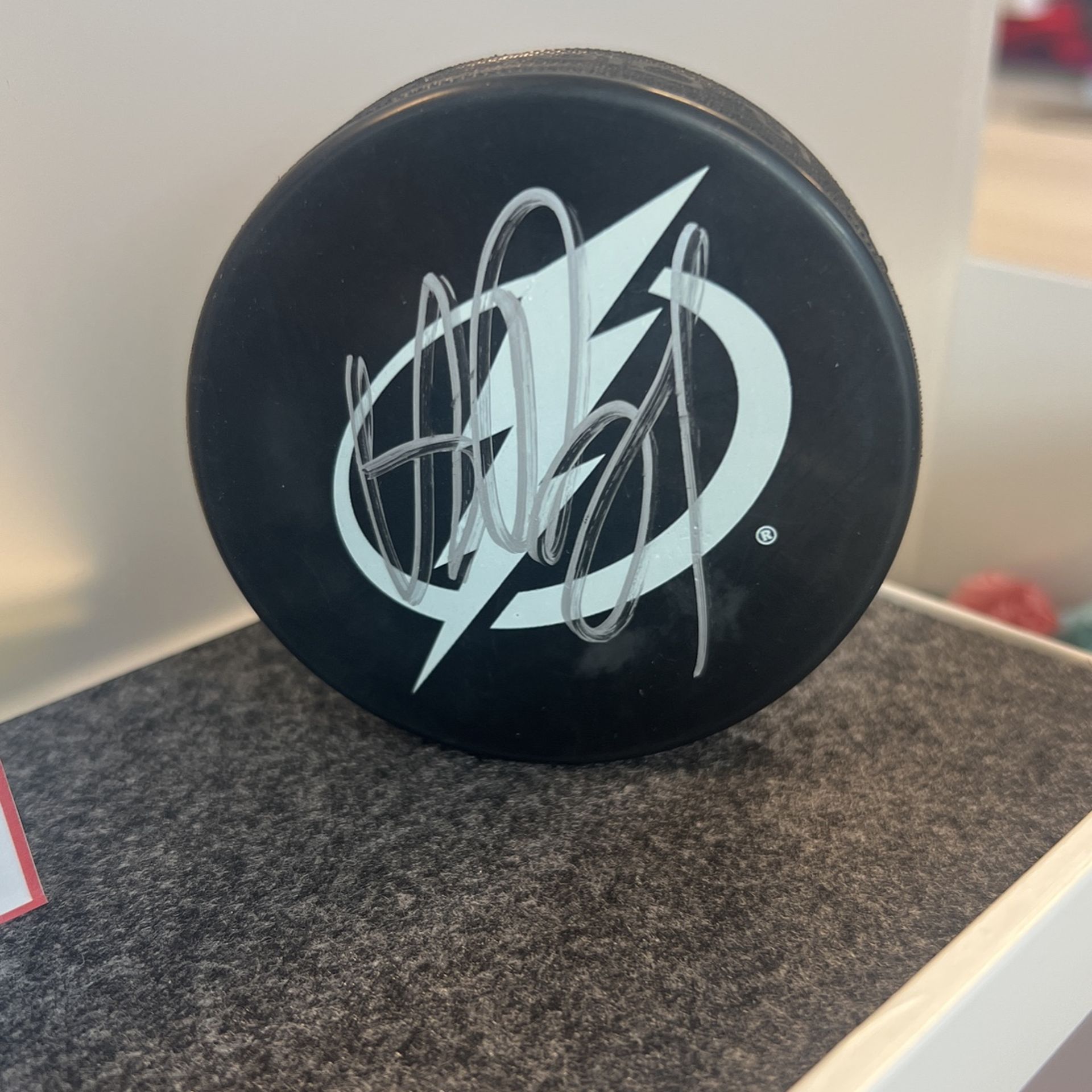 Signed Vasilevskiy Puck