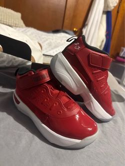 Air Jordan Mid-Top Red Sneakers size 13c