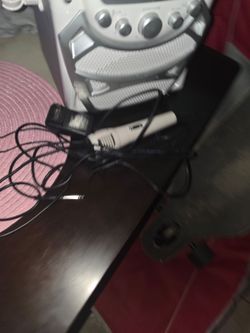 Karaoke Machine with Microphone and Cables