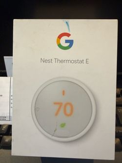 Never, Used. Nest thermostat E Never, Used.