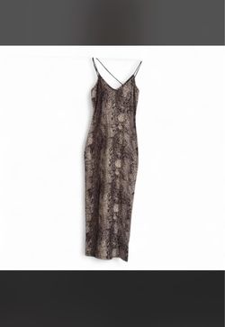 Snake print dress size M